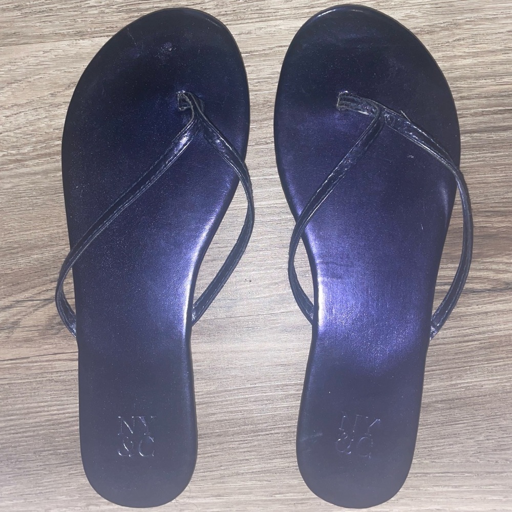 New York & Company Women's Dark Sandals